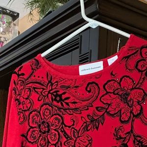 Alfred Dunner Red Sweater
